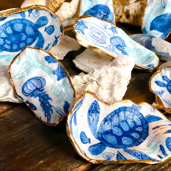 Oyster and Shell Ring dish - Picture 2 of 3